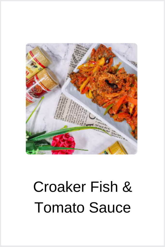 Croaker Fish & Tomato Sauce